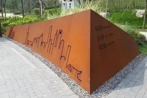 祁门耐候钢挡土墙